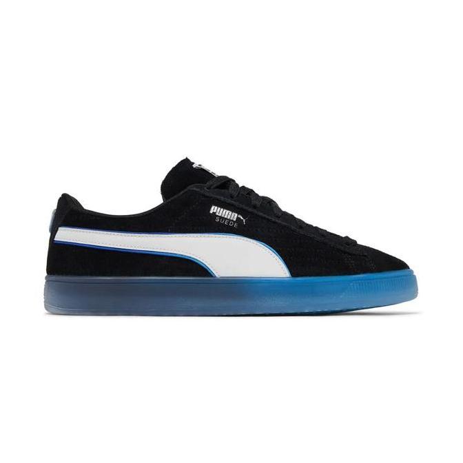 Sepatu Sneakers Playstation x Puma Suede Black Glacial Grey
