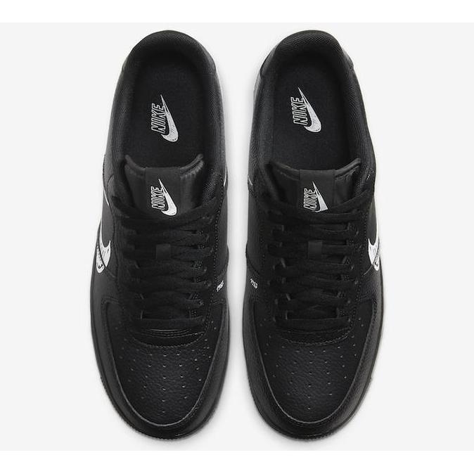 NIKE AIR FORCE 1 LV8 UTILITY SKETCH PACK TRIPLE BLACK WHITE ORINAL