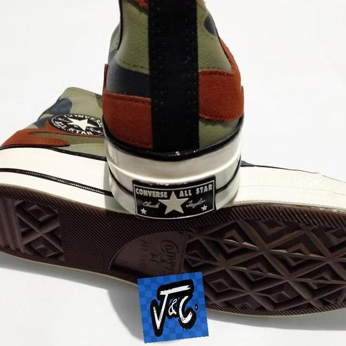 Sepatu Converse Chuck 70 70s Hybrid Camo Print Overlay Field Sulus