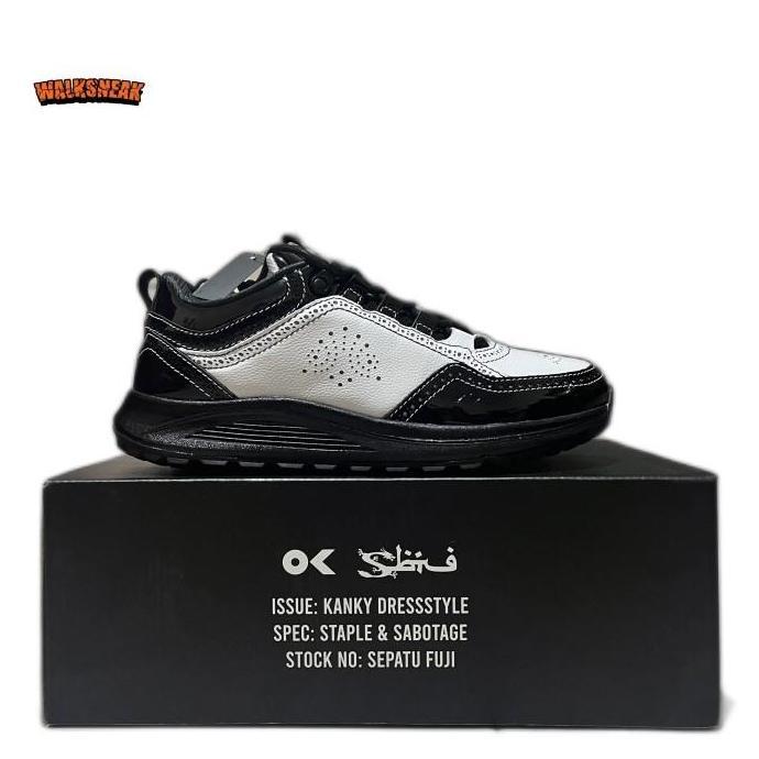 KANKY x SABOTAGE x STAPLE PEON "STORY FUJI" BLACK WHITE