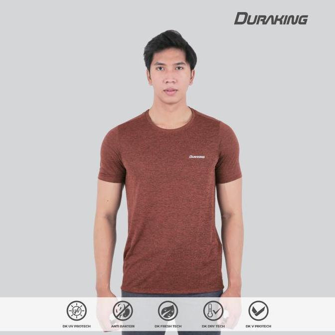 Tahan Lama  Duraking Daily Active Wear (Man) Tee Man V2 Wave -Last Stock- Fit Jersey Sport Kaos