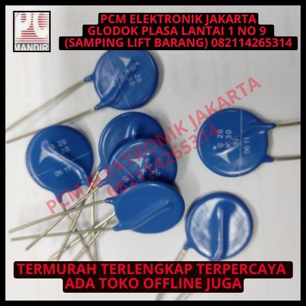 HOT DEAL VARISTOR MOV KAPASITOR ANTI PETIR MAX 30V BISA BUAT 24V S20K30 S20 K30