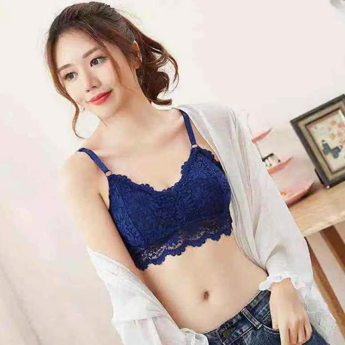 SPORT BRA RENDA L BH GYM KEMBEN PUSH UP BRA TANPA KAWAT - ALL SIZE Bahan Halus & Nyaman Cocok untuk 