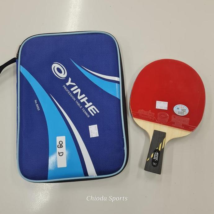 Bat Bet Pingpong Ping Pong Tenismeja Tenis Meja Yinhe 09D Penholder Gagang Pendek