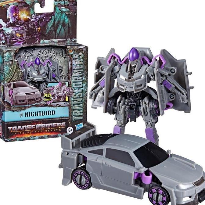 Transformers Rise Of The Beasts Flex Changers Nightbird Original Hasbro