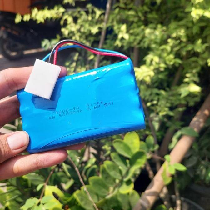 BATERAI MOBIL REMOT RC AA5000MAH 9,6V NICD/ BATRE RC 9,6V SOKET 3
