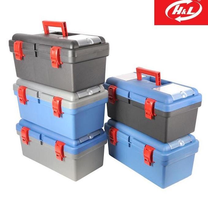 HL Tool Box BESAR 18 inch toolbox kotak perkakas tempat penyimpanan kenmaster tool box
