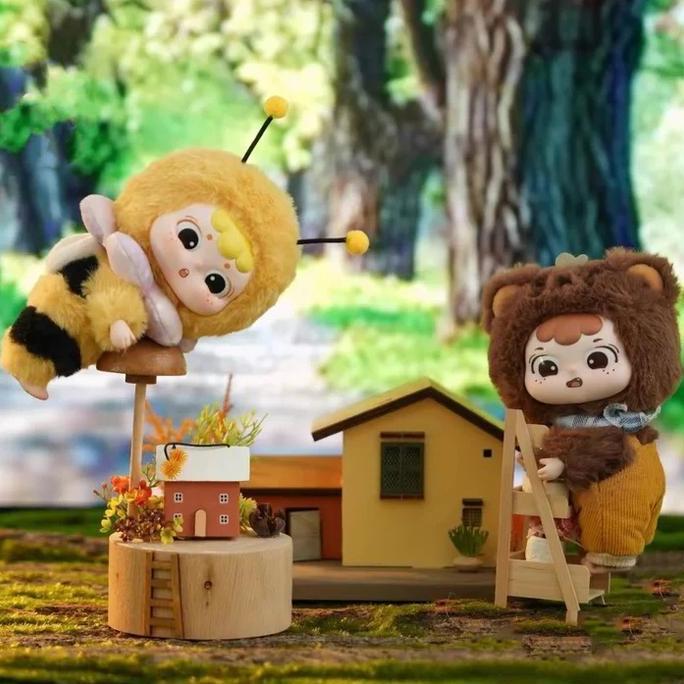 Sunny Work Dai's Animal Crazy Party Plush Doll Keychain Bag Charm