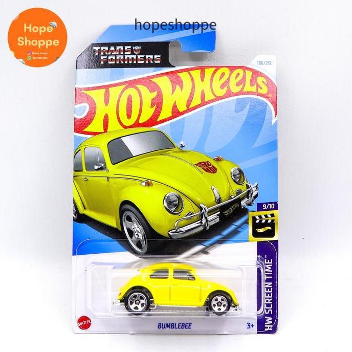 Hot Wheels Bumblebee Transformers Hasbro Diecast Mobil Original Mattel