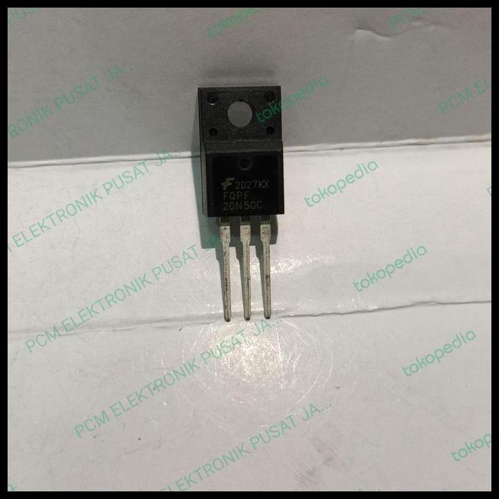 TERMURAH 2159 TRANSISTOR TR MOSFET MOS N FET DIP FQPF20N50C FQPF 20N50C 20N50