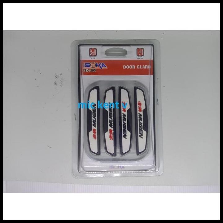 DISKON DOOR GUARD PELINDUNG PINTU MUGEN HITAM MOBIL CRV 