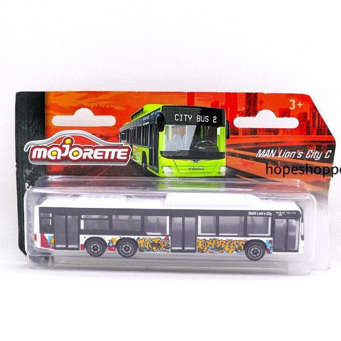 Majorette City Bus MAN Lion's City C Metro Express Original Diecast Bis Kota