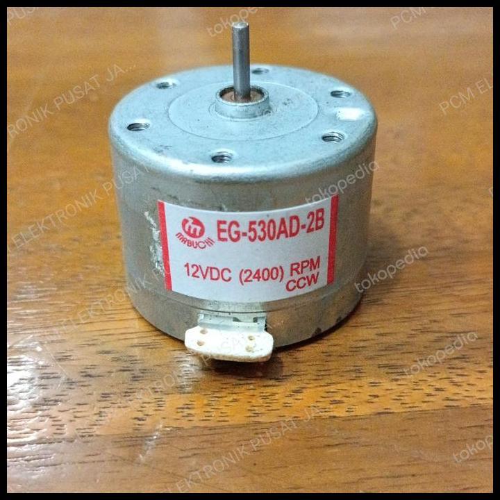 TERMURAH 1405 MOTOR DYNAMO DINAMO TAPE 12VDC EG-530AD-2B 12V 12VOLT 12 VOLT CCW 
