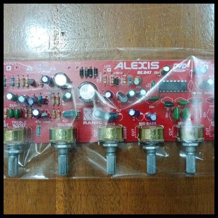 TERMURAH 1248 KIT MODULE MODUL TONE TUNE CONTROL ALEXIS STEREO PLUS EQUALIZER