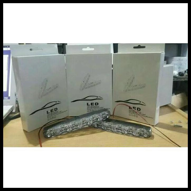 TERMURAH LAMPU LED DRL 6 LED MOBIL AGYA/AYLA