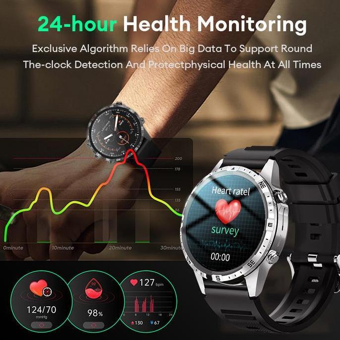 Wrble- 24H Ship/GiftAolon Gt5 Pro Watch Smartwatch Jam Tangan Pintar Kontrol Lima Tombol/Kompas, Pan