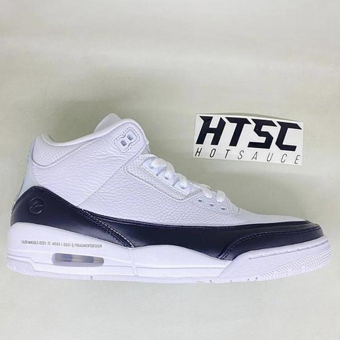 NIKE Jordan 3 Fragment Collection (not Yeezy Travis Off White Sacai) - 100% Authentic Orinal Guarant
