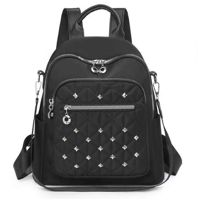 Tas Ransel Wanita Fashion Terbaru Gaya Korea 2025 Multipungsi Tas Backpack Cewek Masa Kini 2026 deng