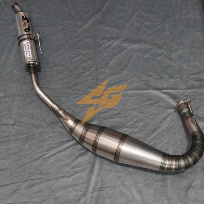 Knalpot AHAU RX King RXK DMC per plat besi