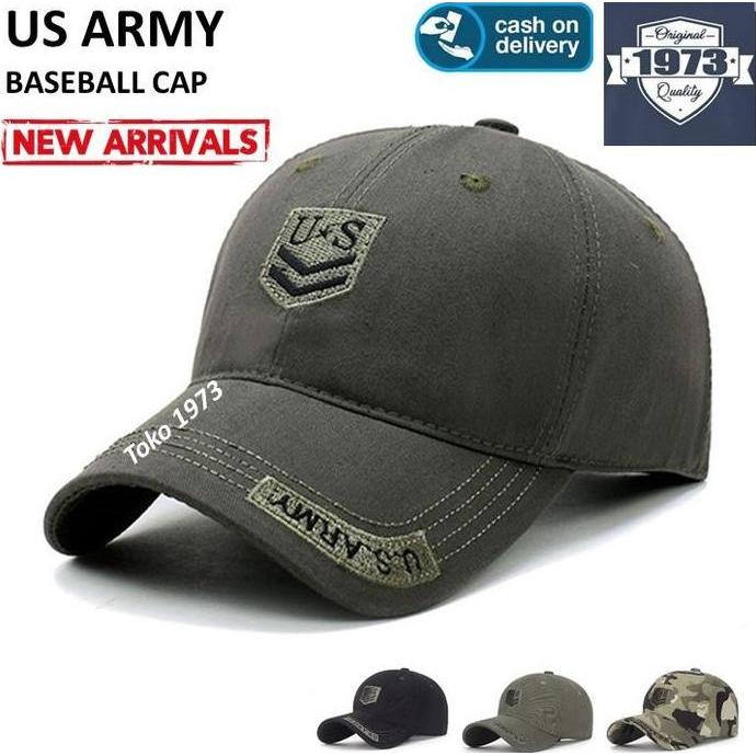 Baseball cap : US ARMY - Topi baseball topi pria topi wanita