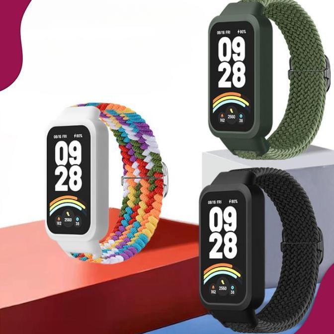 Wrble- Elastic Woven Strap For Xiaomi Smartband 9 Active