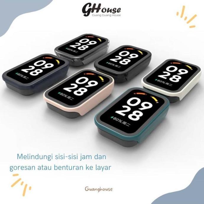 Wrble- Case Xiaomi Redmi Smart Band 2 Screen Protector Redmi Smart Band 2