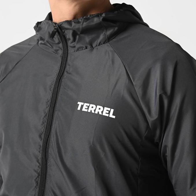 Terrel basic windbreaker jacket dark grey