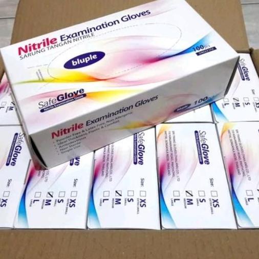 Bersih- Nitrile Safeglove Sarung Tangan Nitrile