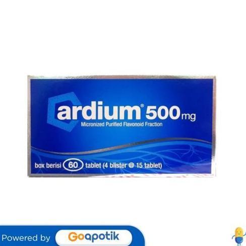 Ardium 500 Mg Box 60 Tablet Original