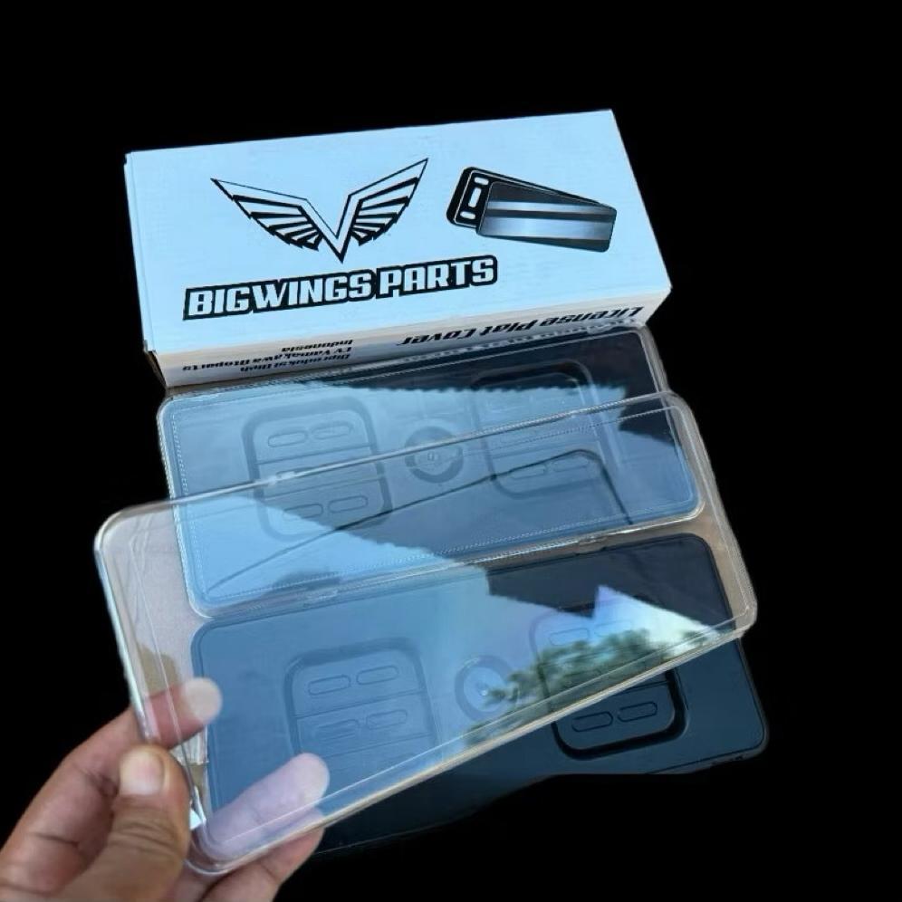 TERLARIS` TERMURAH DUDUKAN PLAT NOMOR MIKA AKRILIK BIGWINGS Dudukan Plat Nomor Motor Akrilik Anti Bu