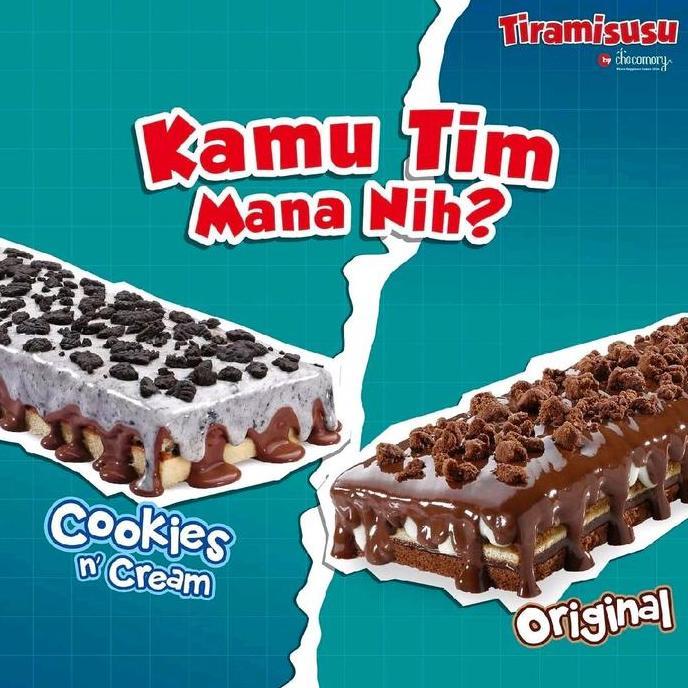 Tiramisusu ready stock original cookies matcha