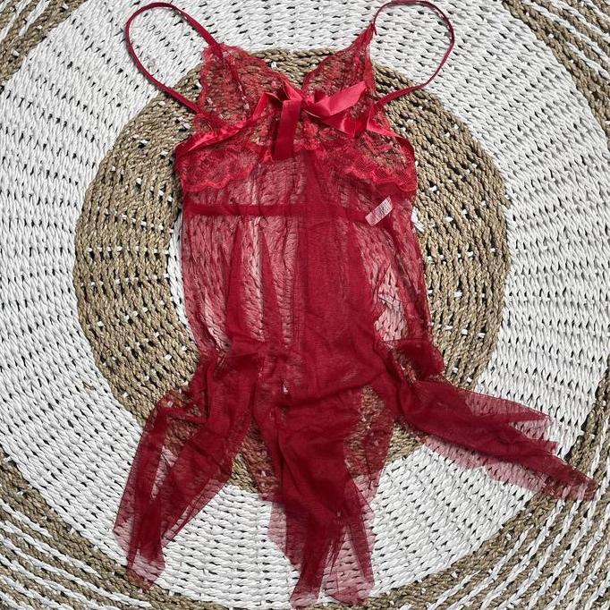 Promo [ Happy Girl Shop ] Dress Romantic Transparan Seksi Baju Tidur Wanita Dewasa Hot Edition Linge