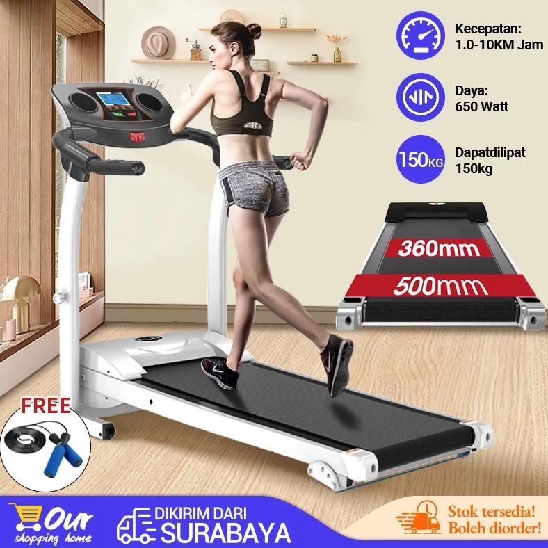 Tredmill Listrik 2.0 Mesin Lari/Treadmill Elektrik /Olahraga /Gym Fitness Cardio/Mesin Alat Lari Ola