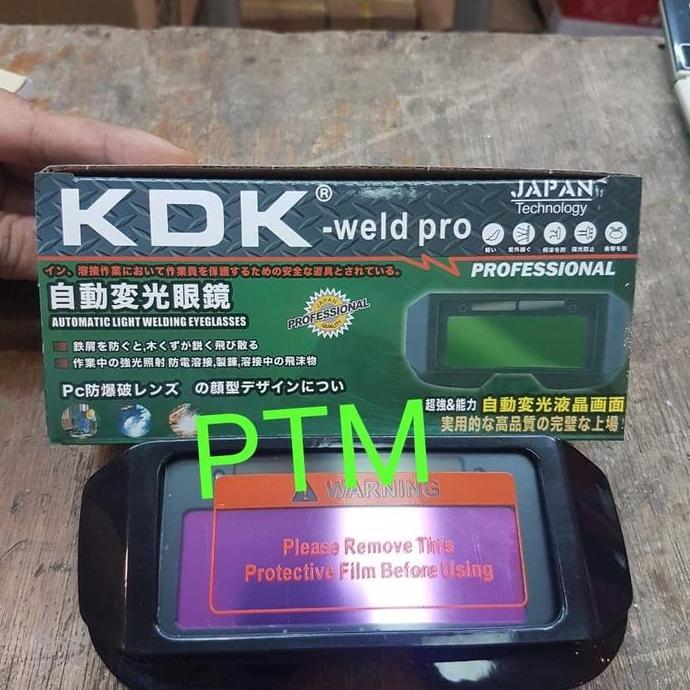 Weldeflow- Kacamata Las Otomatis Kdk / Kaca Mata Las Auto Dark Kdk Weld