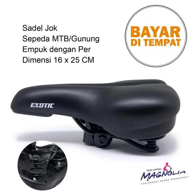 AL_KUBURO - SADEL JOK SEPEDA GUNUNG MTB CTB SELI EMPUK DEWASA MERK EXOTIC