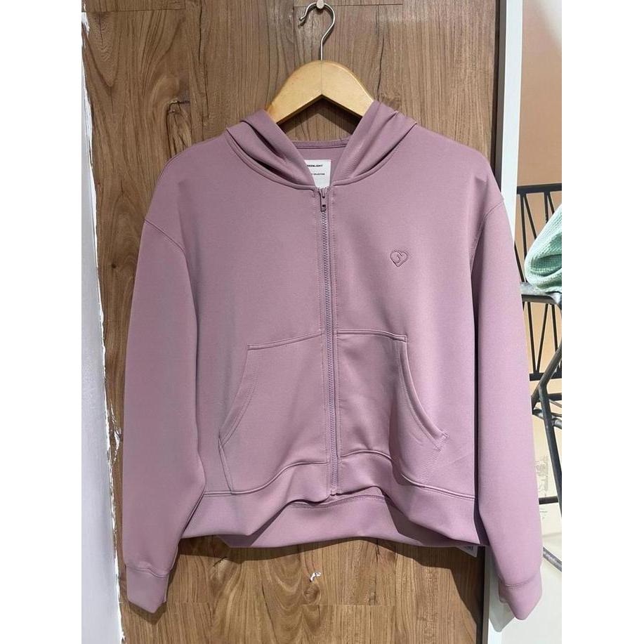 Tahan Lama  Greenlight Women'S Knit Jacket Zipper Hoodie Sweater