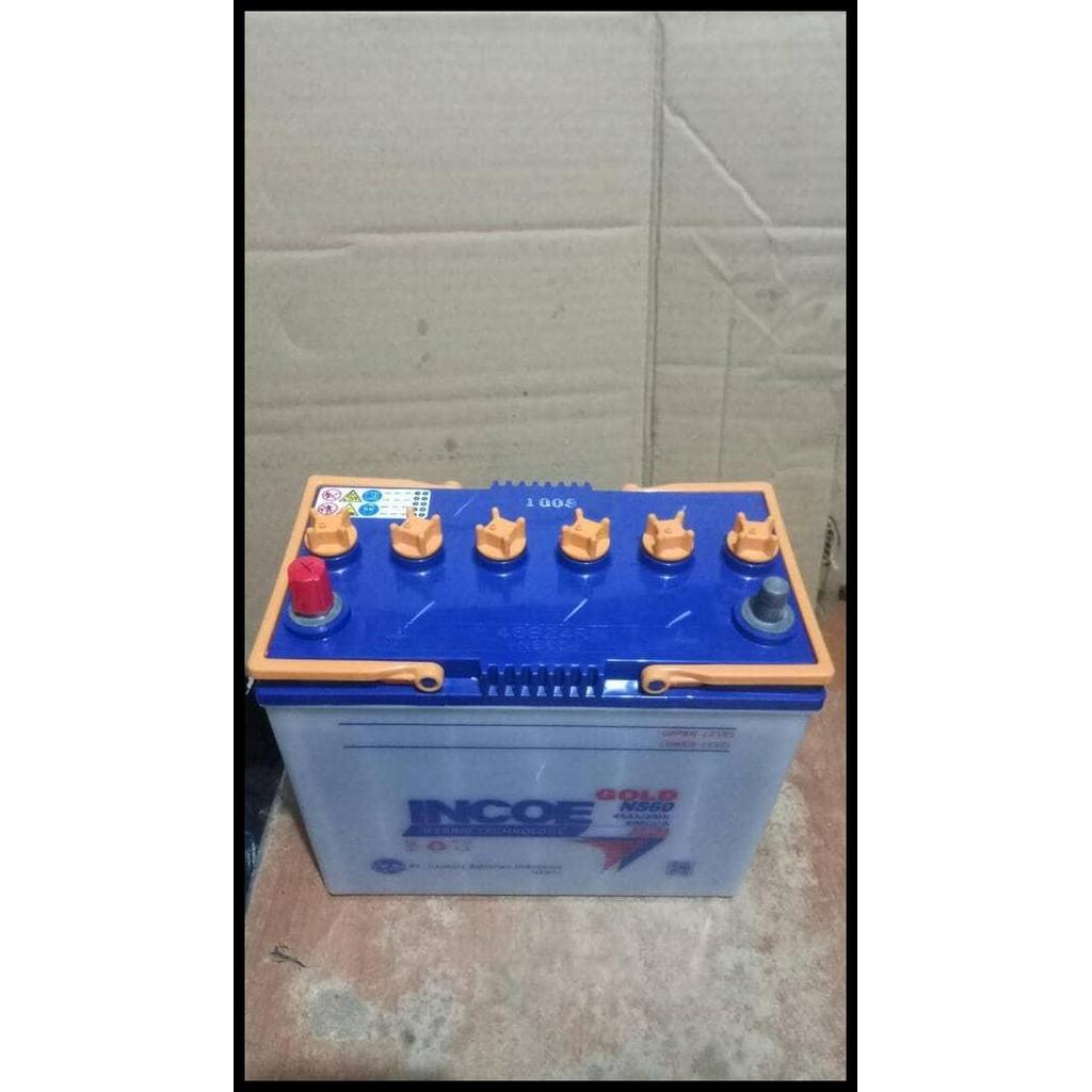 TERLARIS AKI ACCU INCOE NS60 12V 45AH AMPER GOLD HYBRID