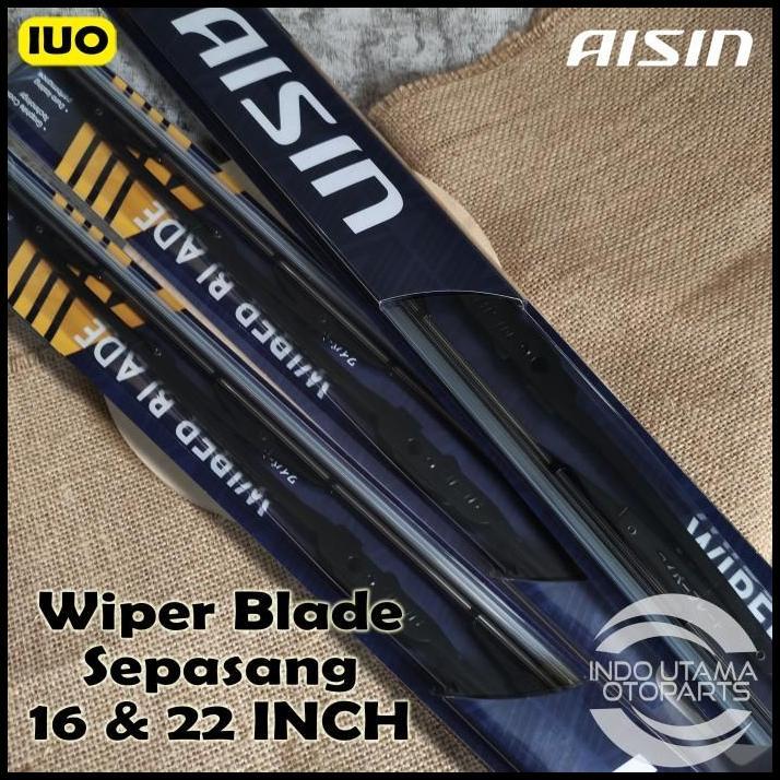 TERMURAH WIPER MOBIL TOYOTA NEW RUSH 2018 AISIN SEPASANG 16-22" ORIGINAL
