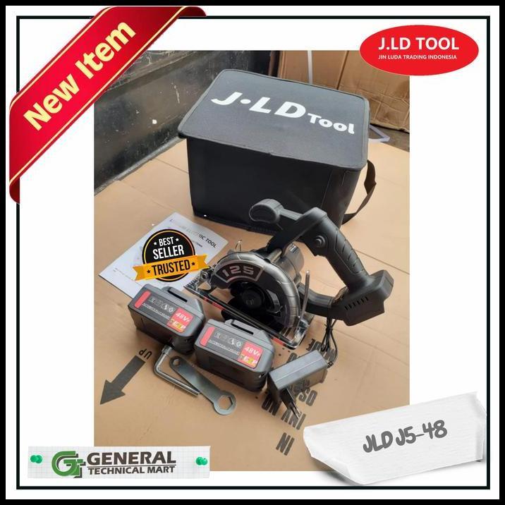 DISKON CORDLESS MARBLE CUTTER MESIN POTONG KERAMIK BATERAI JLD J5-48
