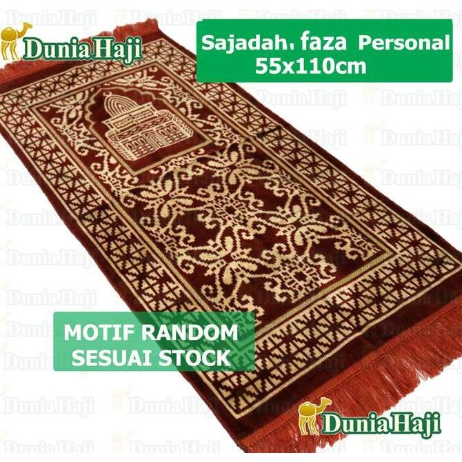 FREE ONGKIR SAJADAH TEBAL PERSONAL IZMIR 55X110CM BAHAN BLUDRU TURKI BULU TURKEY
