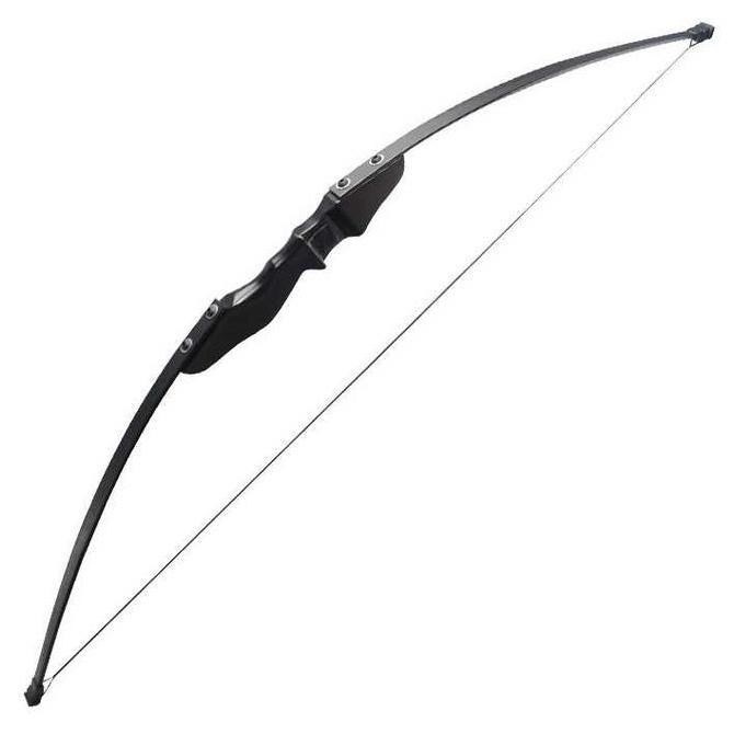 Thebest- Paket Hobby Busur Panah Aluminium Wood + Anak Panah Fiberglass 6pcs