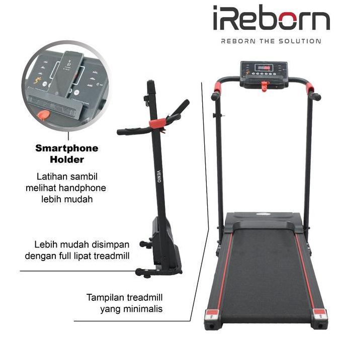 Thebest- Alat Fitness Treadmill Elektrik iReborn Venio