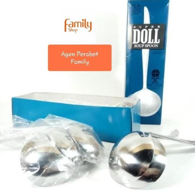 Thebest- Sendok Sayur / Irus Kecil Stainless Tebal / Irus SUPER DOLL
