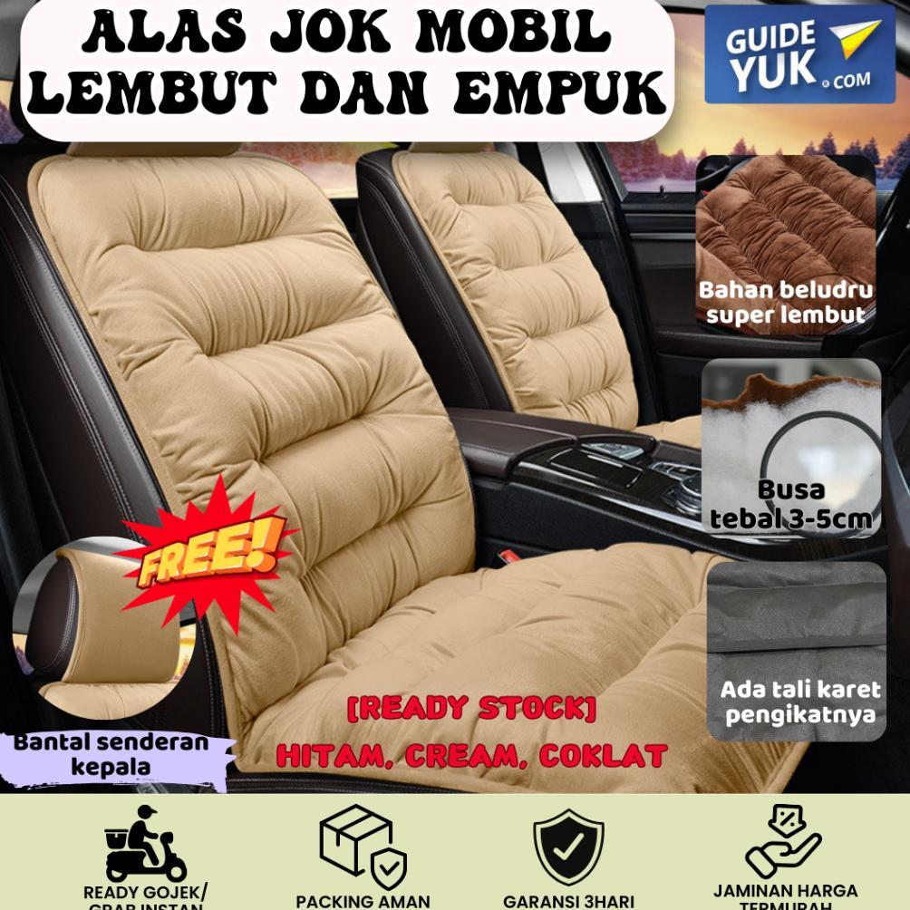Alas Duduk Jok Mobil Lembut Anti Panas Luxury