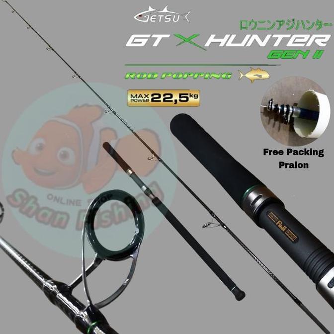 Thebest- Joran Popping Getsu GT X Hunter Gen II 802 (packing pipa PVC)