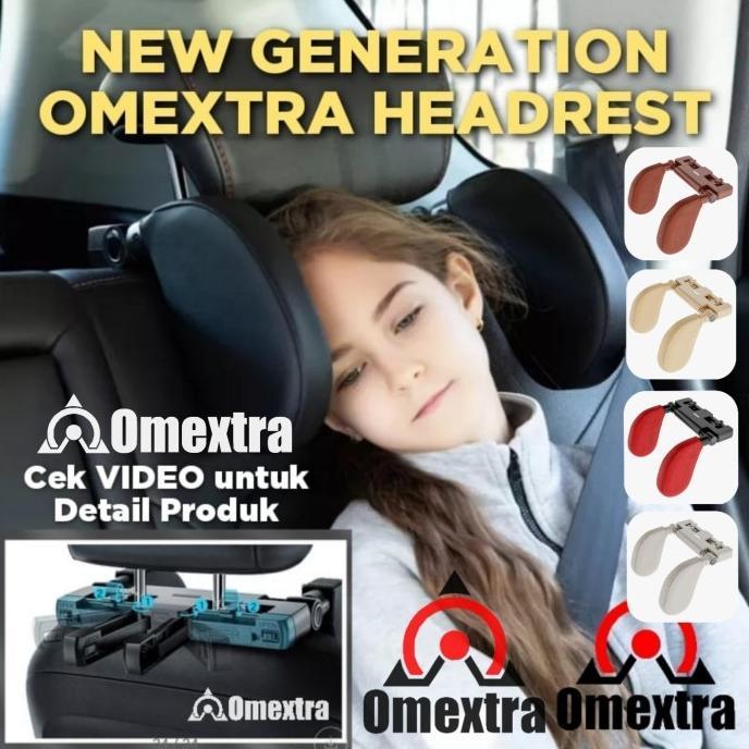 Bantal Omextra - Car Headrest Omextra - Car Sleep Headrest 3th Generation - Bantal Mobil Omextra