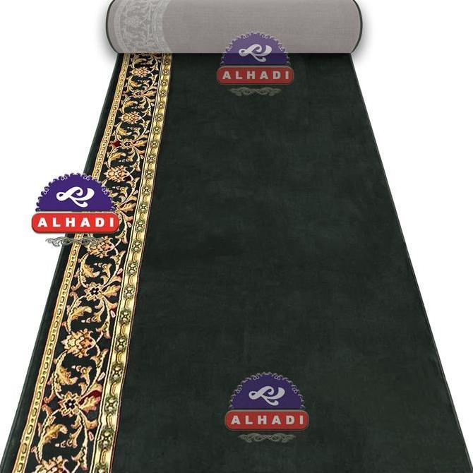 Alhadi Karpet Masjid MILGIZ METERAN Ukuran 100 x 120cm Tebal 15mm Sajadah Mushola Turki (TERBAIK) (T