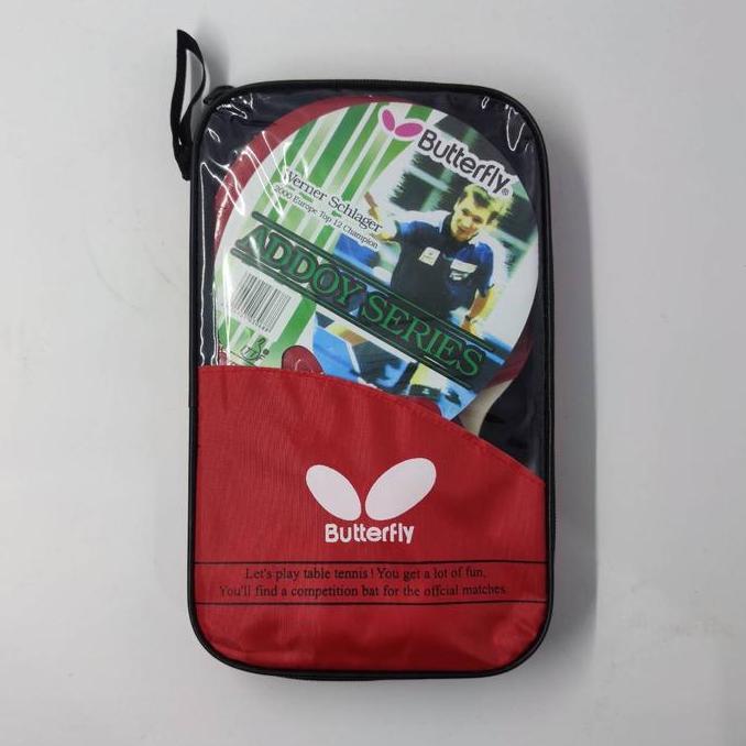 BET TENIS MEJA BUTTERFLY - BAT PINGPONG BUTTERFLY ISI 2 BONUS TAS BOLA [terbaik]