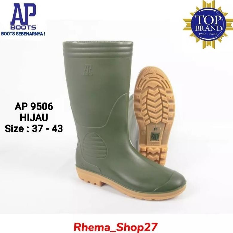 AP BOOTS 9506 HIJAU #TERBARU Sepatu Boots AP 9506 | Boots AP Original 37-43