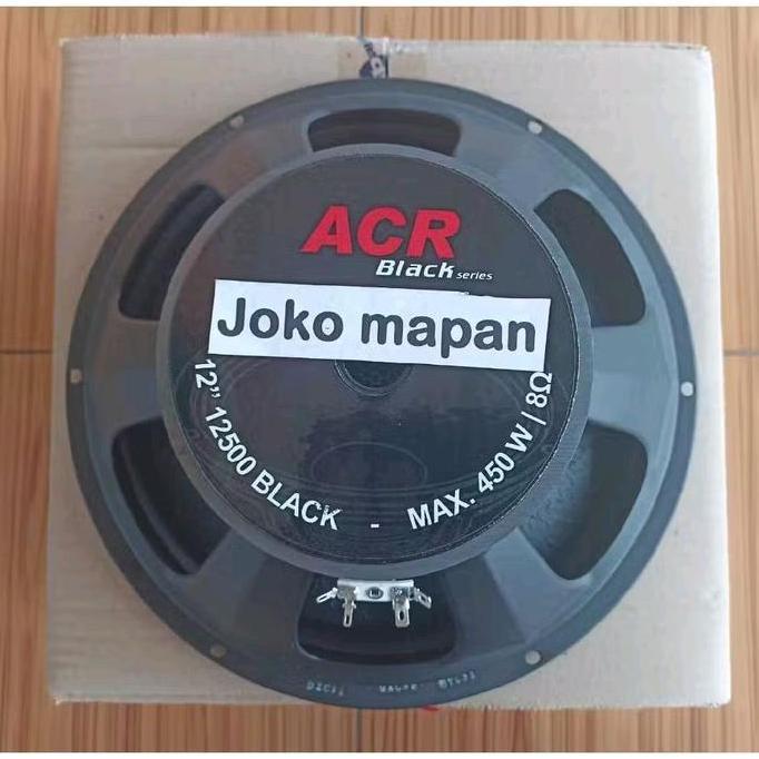 Speaker Acr 12 Inch 12500 Black Wofer 450W 8 Ohm Kualitas Terbaik Harga Termurah